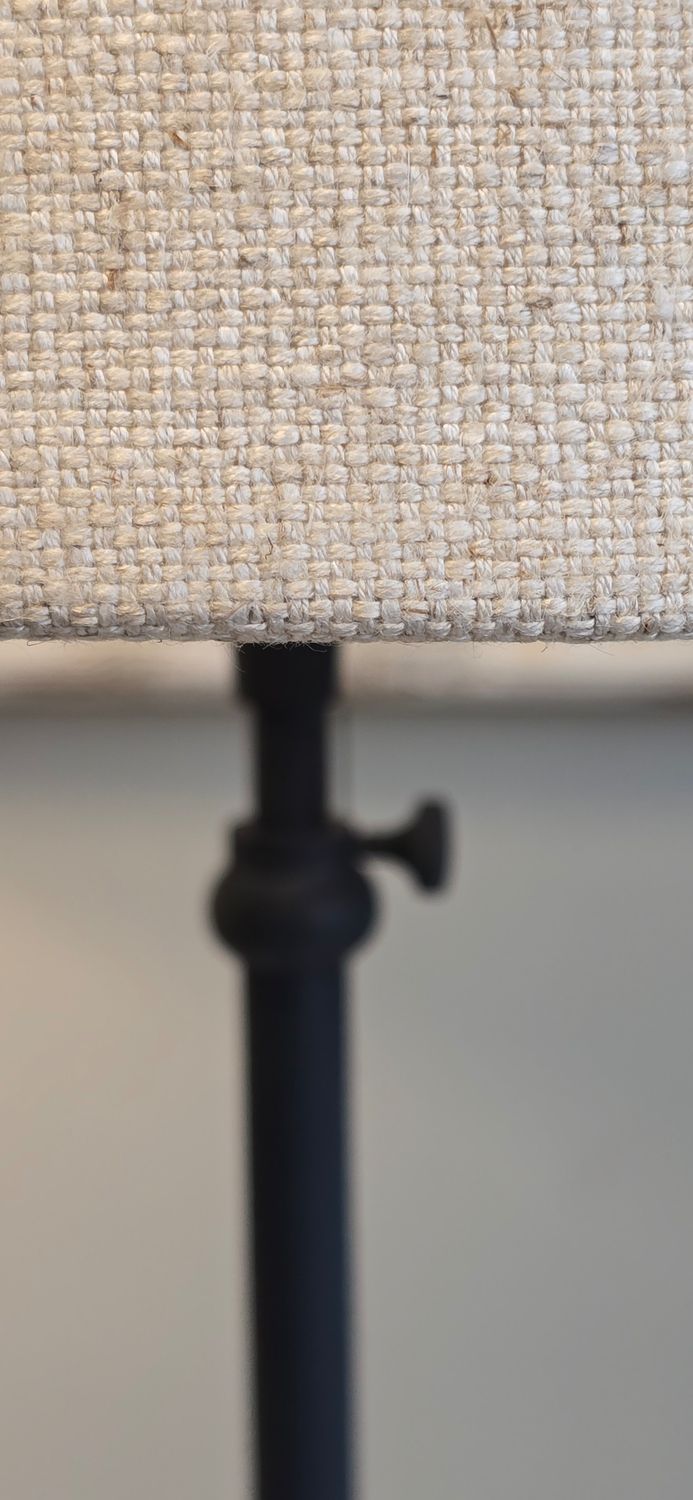 TEXTURED LINEN SHADE IN OATMEAL