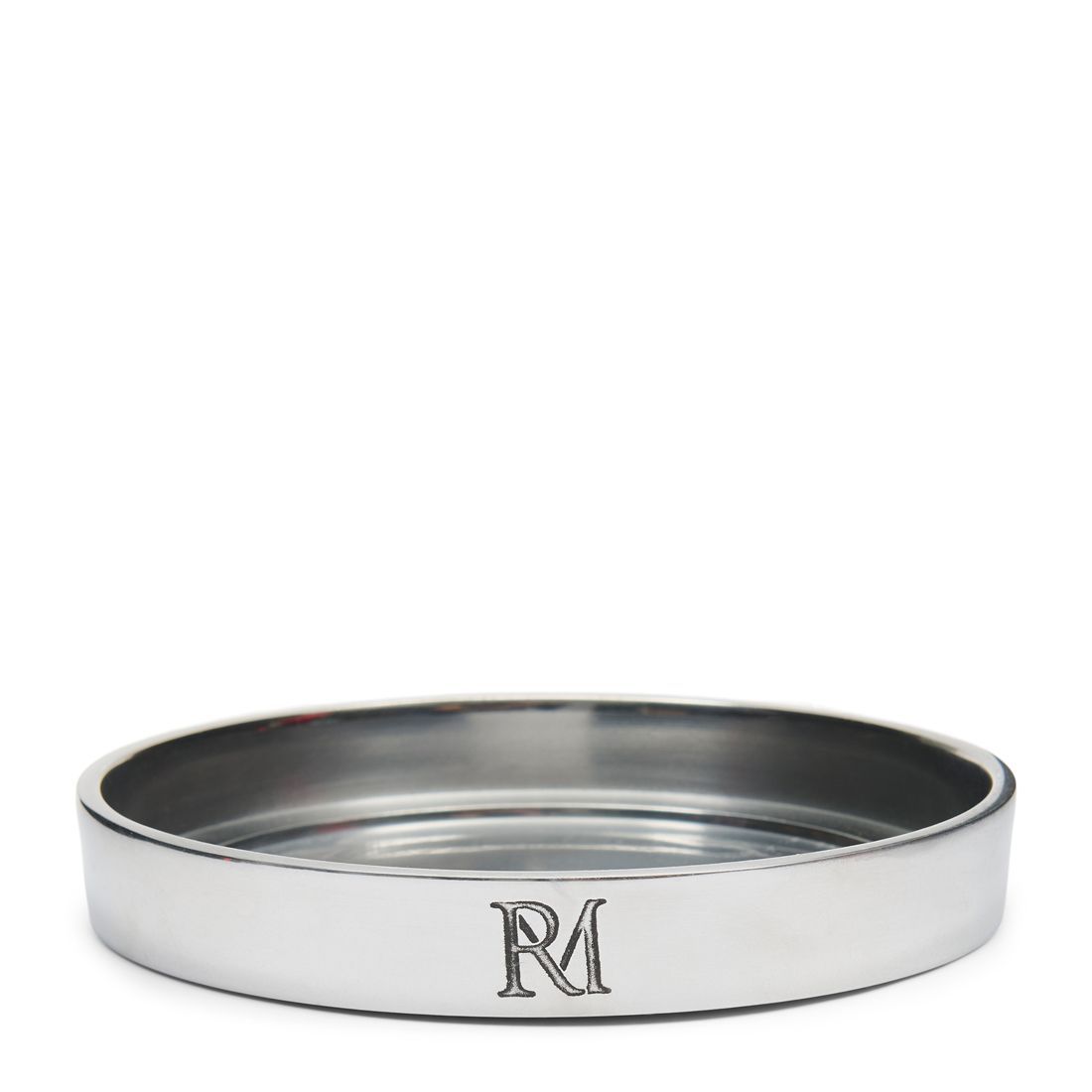 LARGE MAXIME CANDLE PLATE IN SILVER
