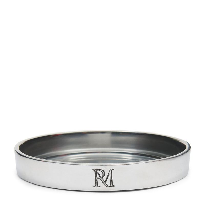 LARGE MAXIME CANDLE PLATE IN SILVER