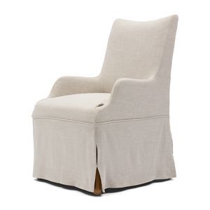 MONTI DINING CHAIR WITH LOOSE COVERS IN FLAX