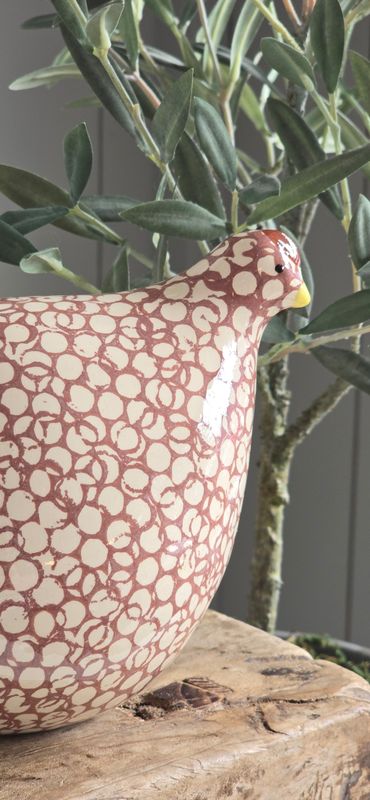 SMALL SMOKED PINK SPOTTED QUAIL