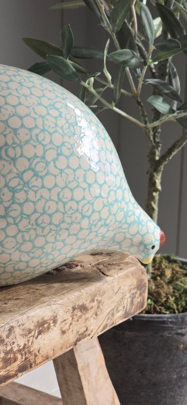 LARGE TURQUOISE SPOTTED QUAIL