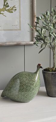CERAMIC GUINEA FOWL AND QUAIL