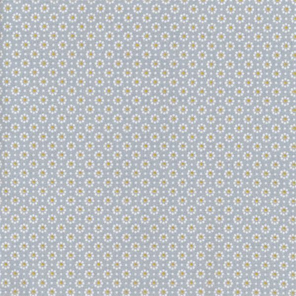 BELLE FLEUR OILCLOTH IN DUSTY BLUE