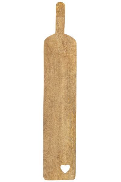 RECTANGULAR HEART WOODEN BOARD