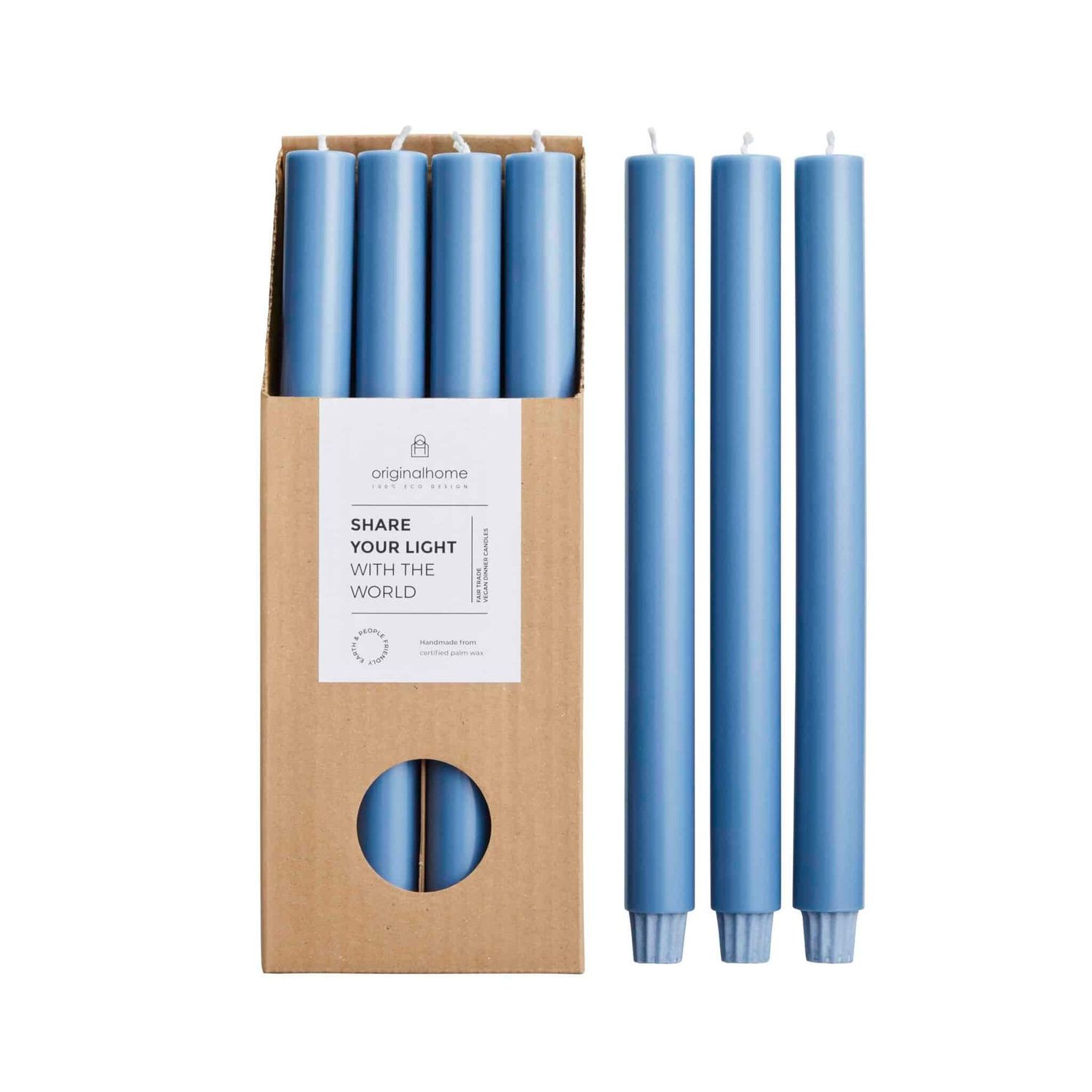 VEGAN EXTRA LONG CANDLE IN OCEAN