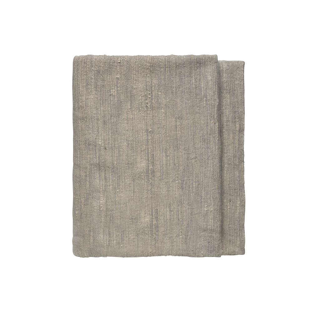 KHADI COTTON THROW IN GREY