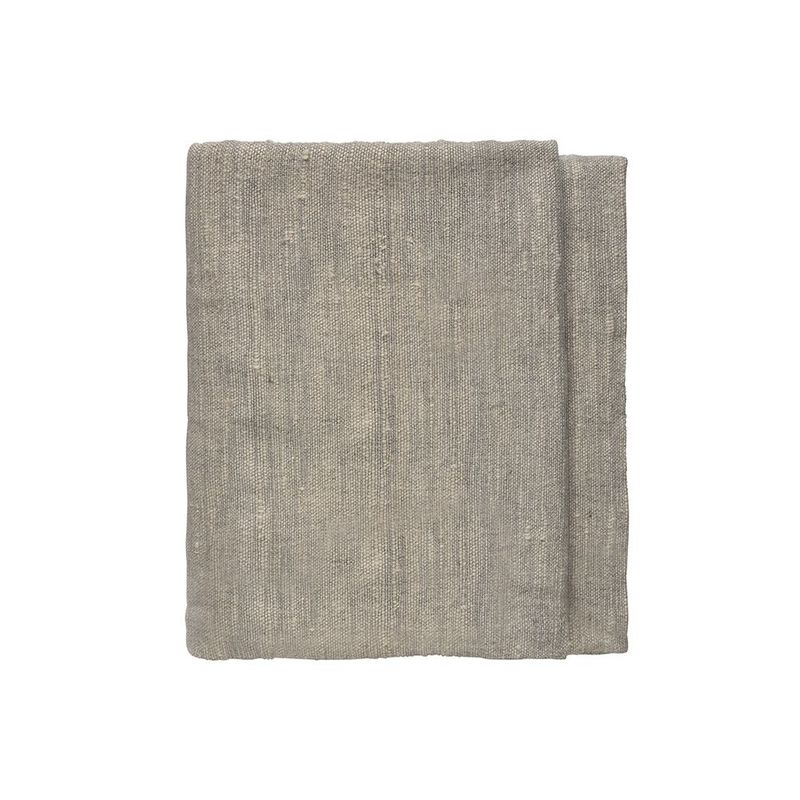 KHADI COTTON THROW IN GREY