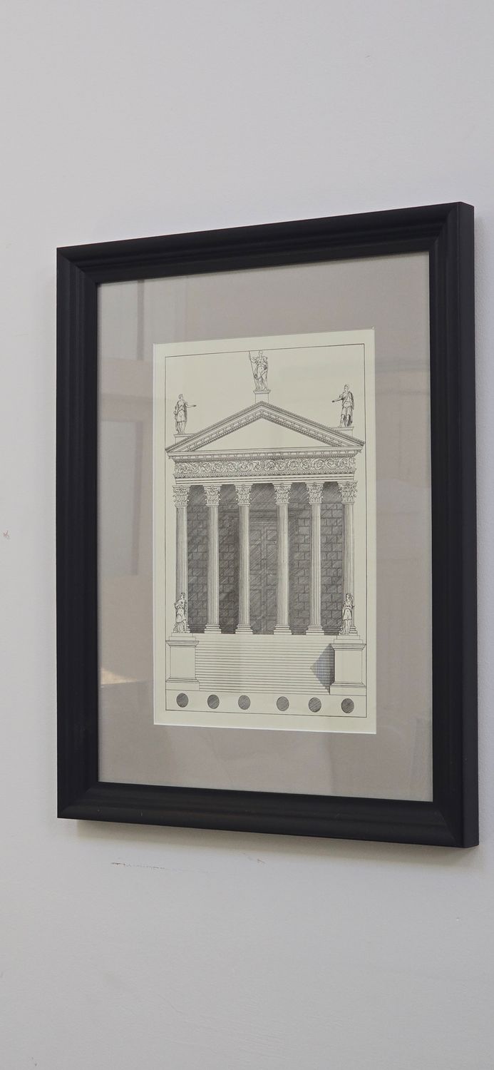 PALLADIO ELEVATION FRAMED PRINT NO1