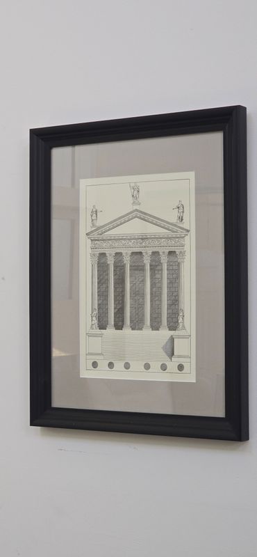 PALLADIO ELEVATION FRAMED PRINT NO1