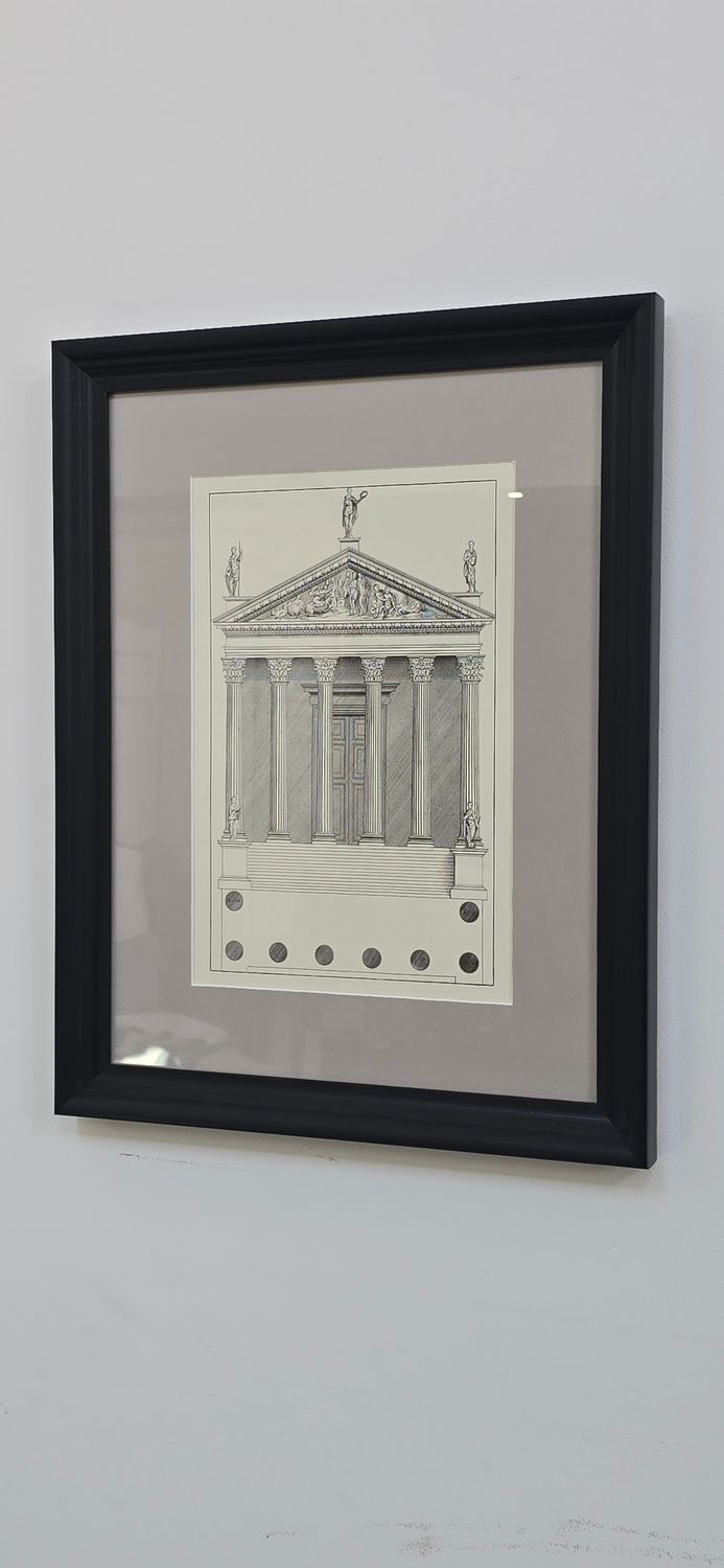 PALLADIO ELEVATION FRAMED PRINT NO2
