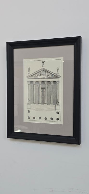 PALLADIO ELEVATION FRAMED PRINT NO2