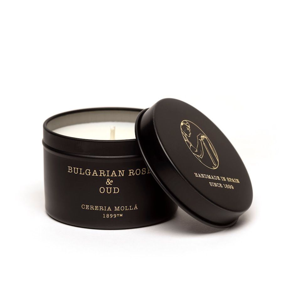 TIN TRAVEL CANDLE BULGARIAN ROSE AND OUD