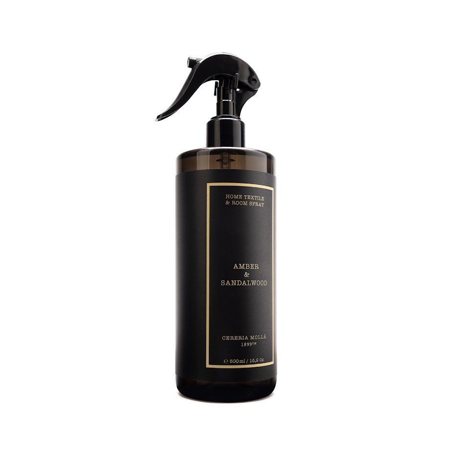 HOME TEXTILE AND ROOM SPRAY AMBER AND SANDALWOOD