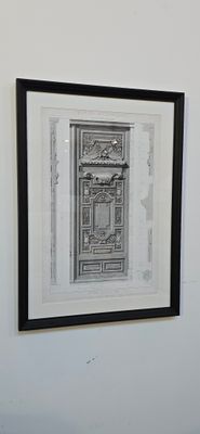 FRAMED FRENCH FACADE PRINT NO 1