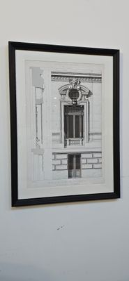FRAMED FRENCH FACADE PRINT NO 3