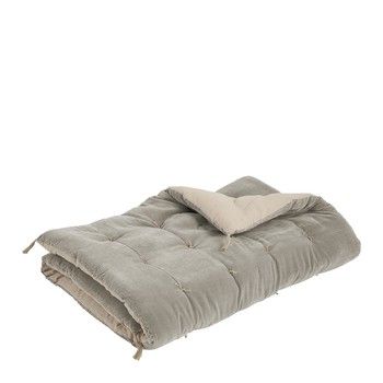 MATTEO QUILTED FUTON  80x180cm VELVET GREY
