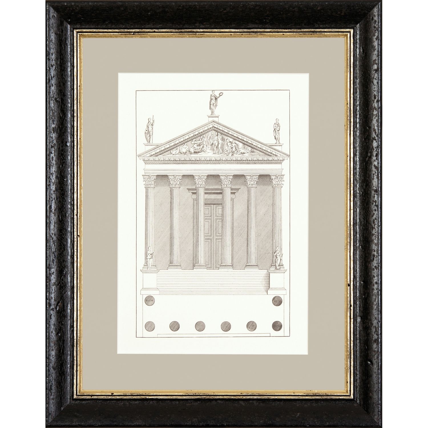 PALLADIO ELEVATION FRAMED PRINT NO2