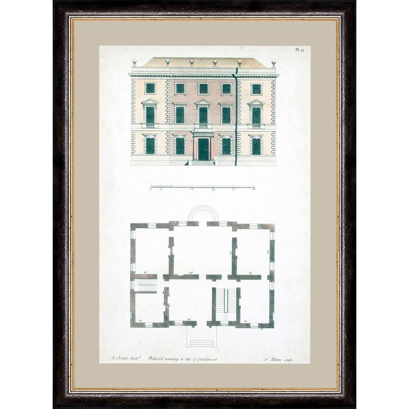 ADDISON BUILDINGS FRAMED ART  - PRINT 4