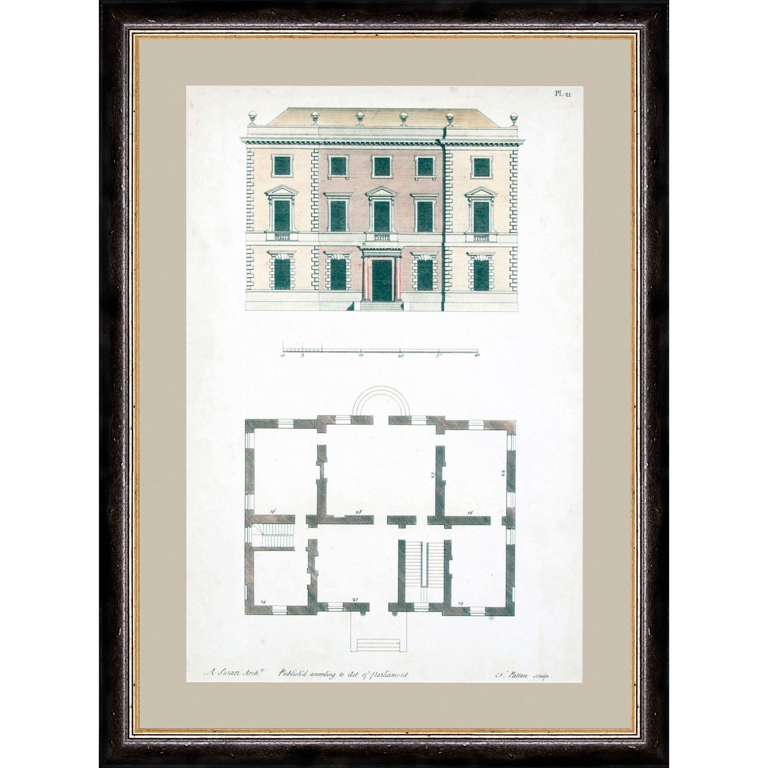 ADDISON BUILDINGS FRAMED ART  - PRINT 4