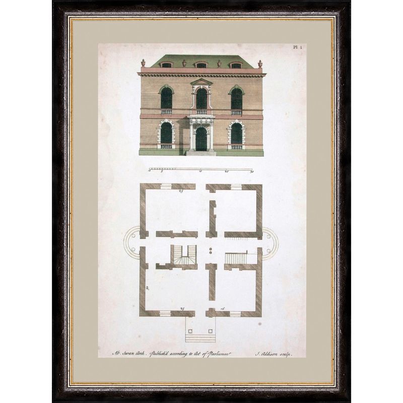 ADDISON BUILDINGS FRAMED ART  - PRINT 2
