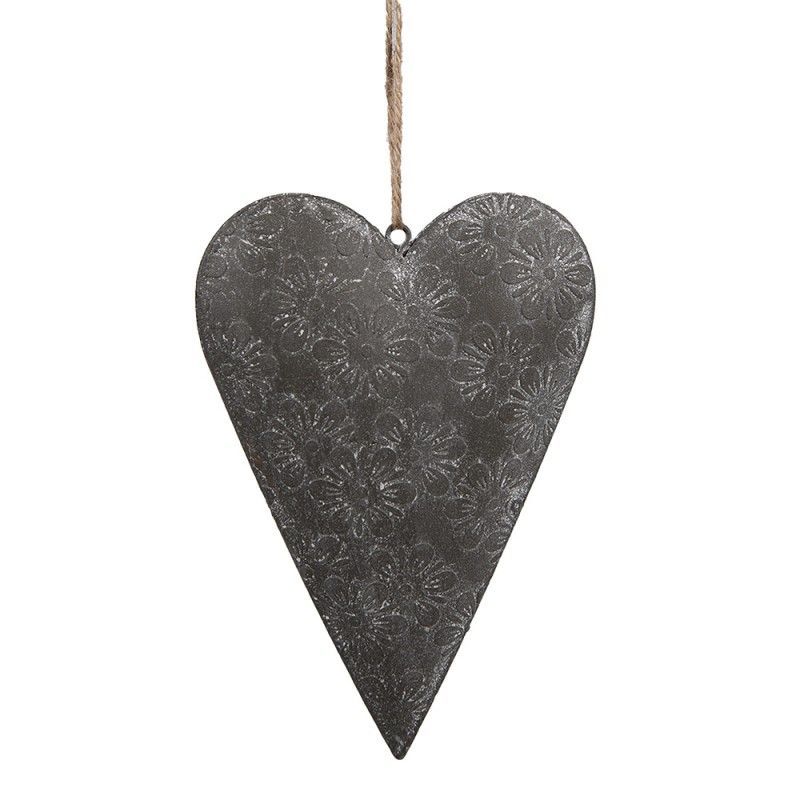 AMOUR 2 METAL HANGING HEART