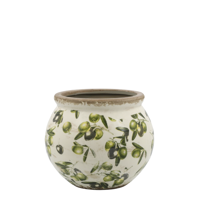 OLIA OLIVE DESIGN PLANTER IN MEDIUM