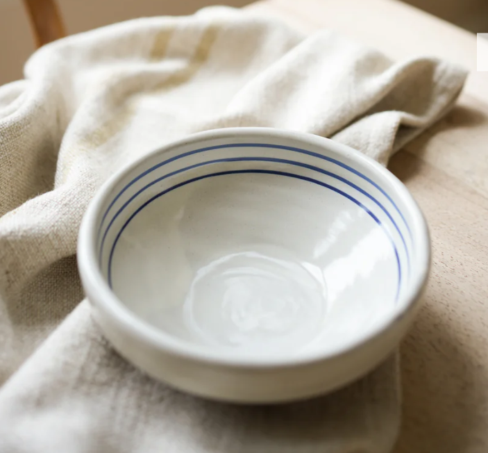BRETON STRIPE SNACK BOWL IN INK