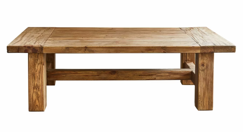 TRENT RECLAIMED PINE RUSTIC FARMHOUSE COFFEE TABLE