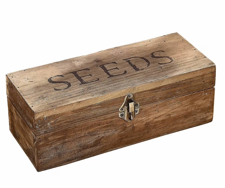 WOODEN SEED BOX