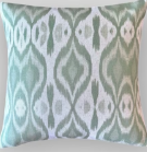 IKAT GREEN CUSHION 50x50cm