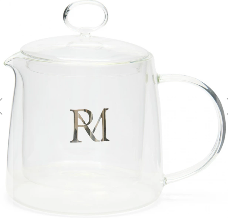 DOUBLE WALLED GLASS TEA POT