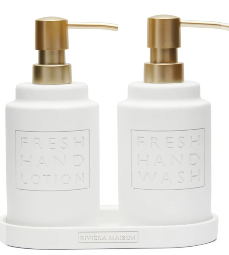 SOAP AND LOTION DISPENSER SET