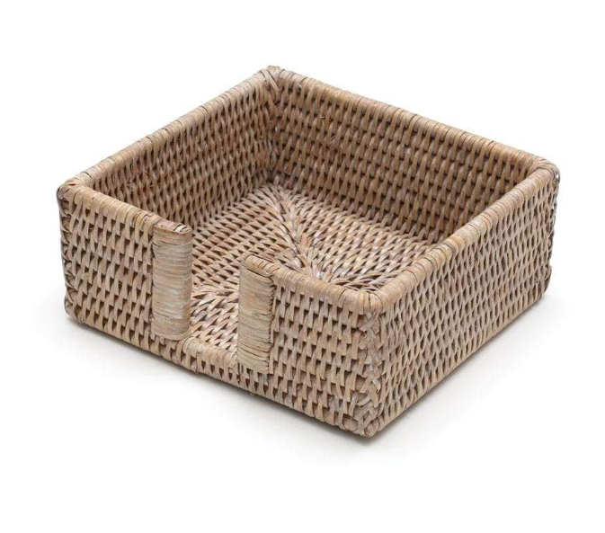 COCKTAIL NAPKIN HOLDER IN RATTAN