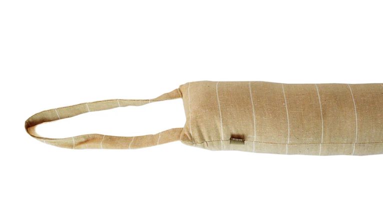 WILD STRIPE DRAUGHT EXCLUDER IN HONEY