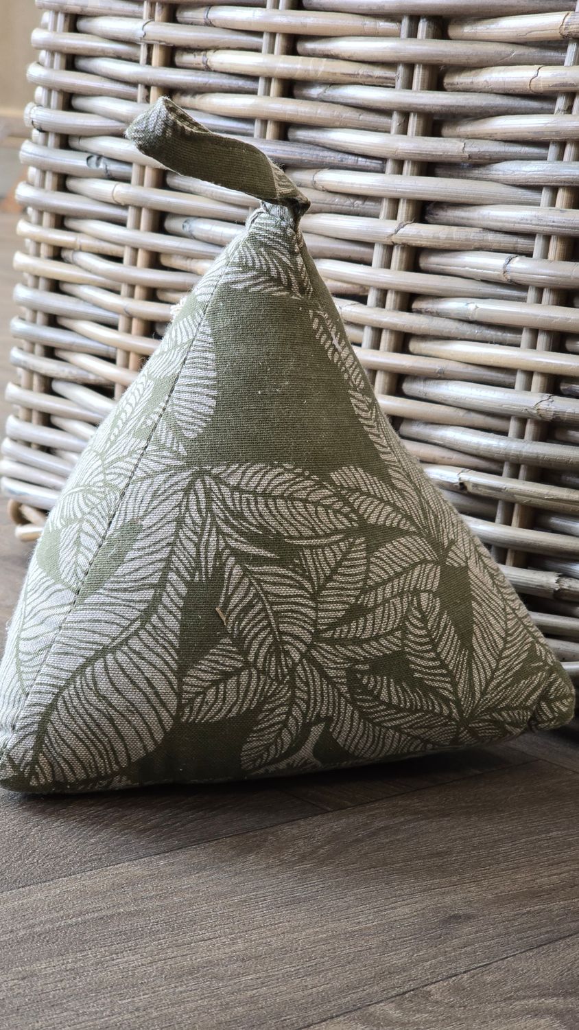 FIG TREE DOOR STOP IN BURNT OLIVE