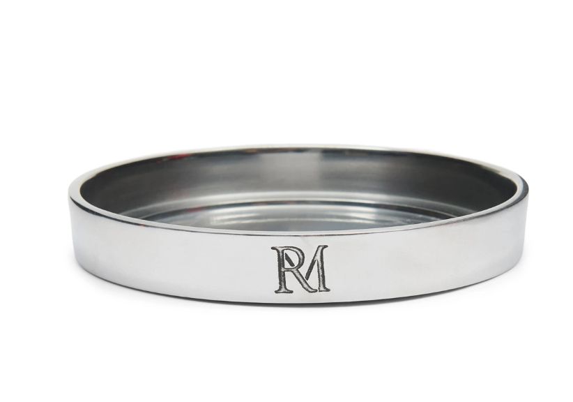 SMALL MAXIME CANDLE PLATTER SILVER