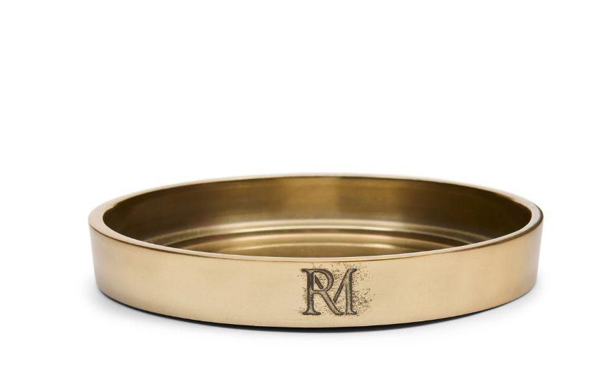 SMALL MAXIME CANDLE PLATTER GOLD