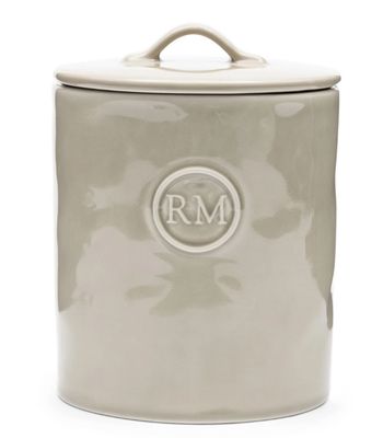 PORTOFINO STORAGE JAR SMALL IN FLAX