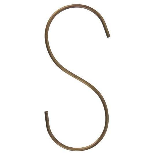 SLIM BRASS S HOOK