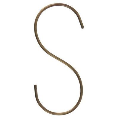 SLIM BRASS S HOOK