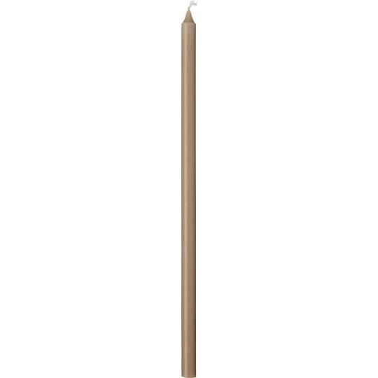 4 EXTRA TALL TAPER CANDLES - LINEN