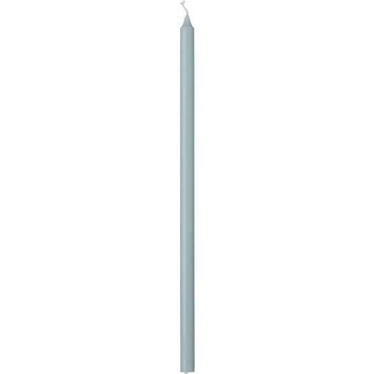 4 EXTRA TALL TAPER CANDLES - DUSTY BLUE