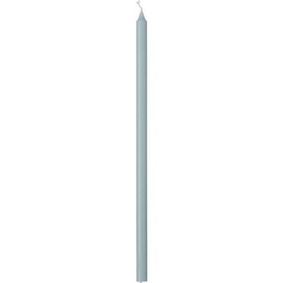 4 EXTRA TALL TAPER CANDLES - DUSTY BLUE