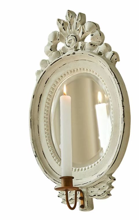 BEAU ORNATE MIRRORED CANDLE HOLDER