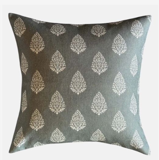 SAVANNAH GREY GREEN CUSHION 50x50cm