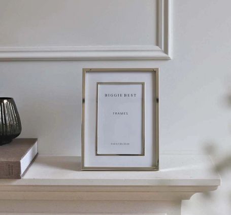 4x6 DOUBLE BORDER SILVER FRAME