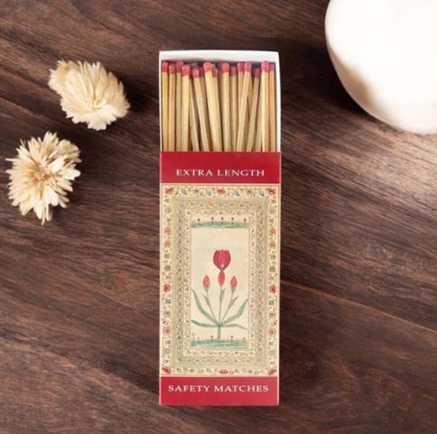 EXTRA LONG MATCHES FLORAL DESIGN