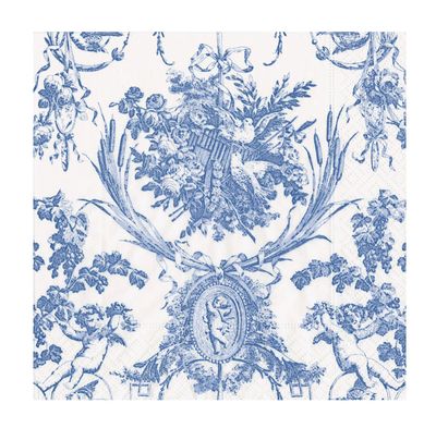 BLUE TOILE PAPER LUNCH NAPKIN 20 PACK BLUE TOILE PAPER LUNCH NAPKIN 20 PACK