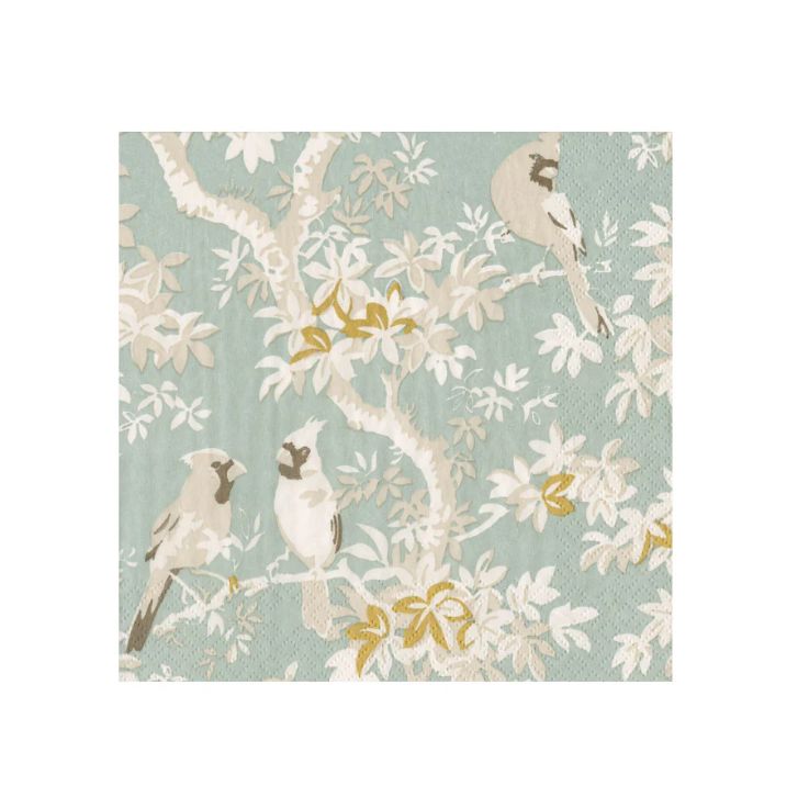 CELADON SONGBIRD COCKTAIL NAPKIN 20 PACK